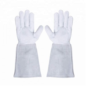 Mig Welding Welder Tig Gloves Guantes De Soldadura Produkt Kohud Läder Nytt brandsäkert