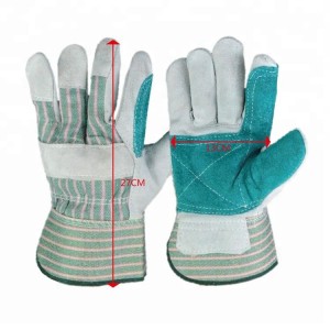 Hitzebeständige Handschuhe aus Rindsleder für Gartenarbeit, Schweißen, Umzug, Arbeitshandschuhe aus Rindsspaltleder