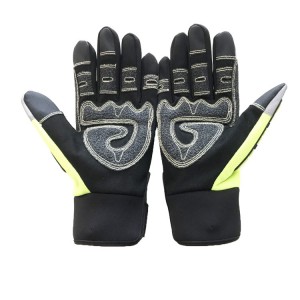 Industry Touch Screen Shock Absorb Impact Gloves Anti Slip Oil and Gas Glove