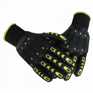 Bästa TPR Knuckle Anti Impact Cut Resistant Mechanical handskar