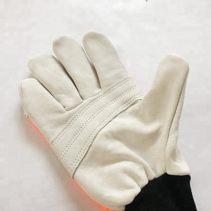 nantong factory wholesale en388 en381 left handed protection chainsaw gloves for stihl chainsaw