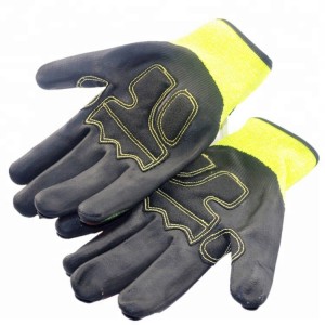 TPR Nitrile Dipped Palm Best Gloves Work Mechanical Auto