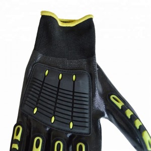 Najlepšie mechanické rukavice TPR Knuckle odolné proti prerezaniu