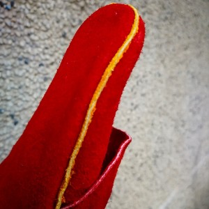 耐熱ロングプレミアムレザーグローブ作業溶接安全手袋