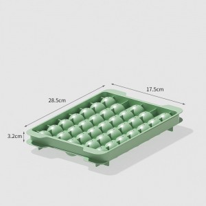 33Pcs Ice Cube Trays with Lids BPA Free with Removable Lid Ice Cube Trays for Chilled Drinks Whiskey & Cocktails