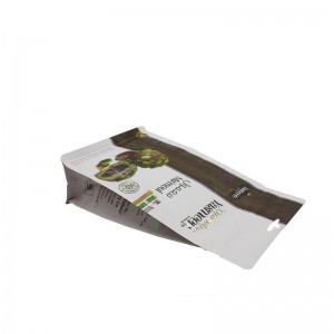 Mabulukon nga pag-imprenta gusset ubos nga snack packaging pouch
