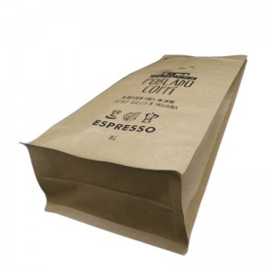 Ekologiczne opakowania Kraft papierowe torebki na liście herbaty z łatwym zamkiem błyskawicznym