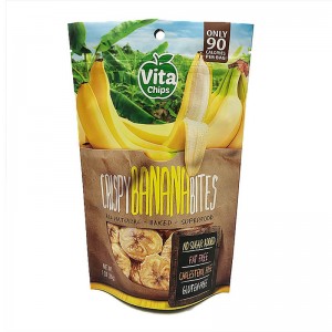 Makukulay na naka-print na recycle dried fruit packaging bag na may biodegradable valve