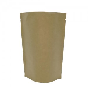 Berdiri Beg Makanan PLA 100% Beg Pembungkusan Terbiodegradasi untuk kopi dan teh
