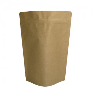 තේ සහ කෝපි සඳහා PLA කපාටයක් සහිත PLA kraft Paper Bag