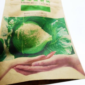 PLA biodegradable nangtung kantong buah garing