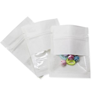 کیسه های بسته بندی کاغذ کرافت 3 طرفه مهر و موم شده شخصی برای چیپس