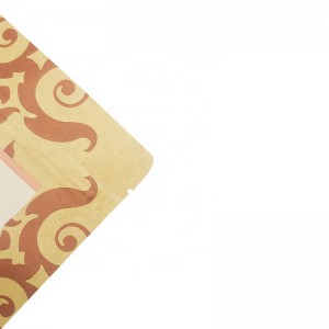 Sacchetti per confezioni di noci di carta artigianale biodegradabili con cerniera facile