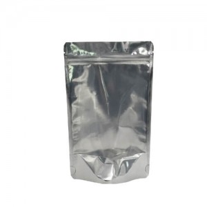 Biodegradable Kraft paper bag na may malinaw na bintana para sa pulbos ng tsaa at kape