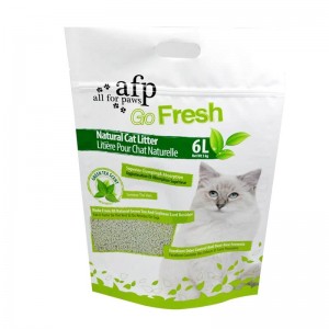Bolsa de embalaje de impresión para comida para gatos.