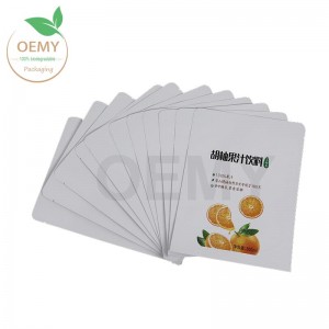 Термично запечатана стояща опаковка с лесна за разкъсване уста за опаковане на сушени плодове.