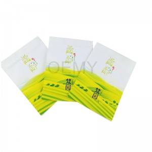 चाय की पत्तियों की पैकिंग के लिए पर्यावरण के अनुकूल सामग्री स्टैंड अप पैकेजिंग क्राफ्ट पेपर बैग