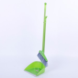 Goedkeapste Dustpan en Broom Set Blue Household Cleaning Plastic Steel Head Color Handle Feature Material