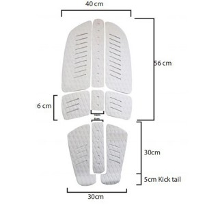 3M Adhesive Anti-Rutsch Traction Pad Deck Grip Mat EVA 9 Stück Blatt für Surfbrett SUP Meerwasser