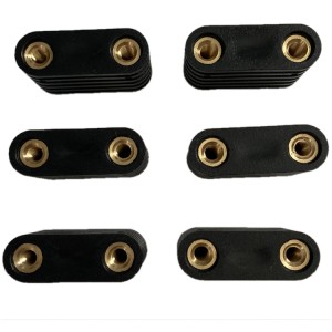 Surf board 2-hole Foot Strap Handle plug insert with Copper nut