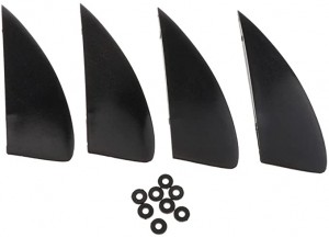 Zamjena peraja za kiteboard s gumenim podloškama i vijcima za pričvršćivanje 4 kom/komplet