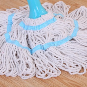 Esfregão de torção fácil de torcer algodão refil de esfregões úmidos para limpeza de piso, limpeza doméstica comercial madeira dura, vinil, azulejo