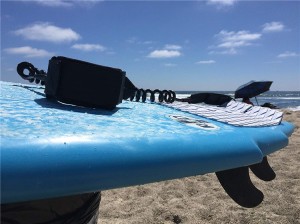 Surfboard Leash Coil SUP Rope Gevoerde neopreen enkelmanchet en dubbele wartels Antiroest voor surfen