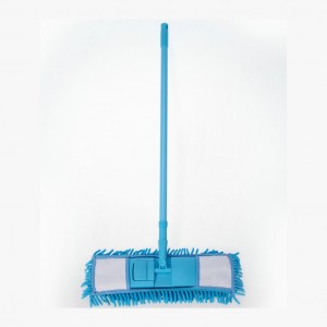 I-Flat Mop, i-Flat Dust Cleaning Mop enemibala emi-4 ukukhetha iintloko ze-Microfiber Mop zokucoca uMgangatho we-Hosdehold