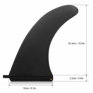 Sup Center Fins Imitation Carbon Cover Surf Fin 10 Inch Longboard Fins Sup Board