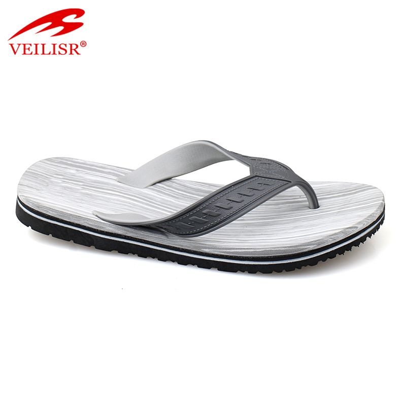 South africa PVC footwear men custom beach flip flops