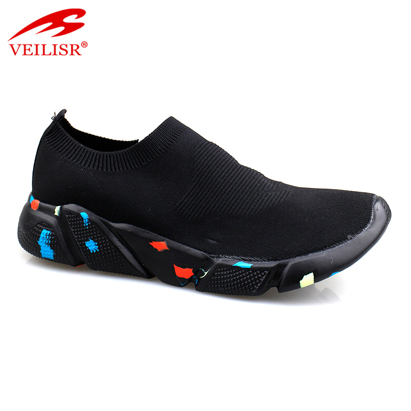 Factory directly Pu Soccer Shoes - Outdoor fashion knit fabric upper sports casual shoes men sneakers – OLICOM