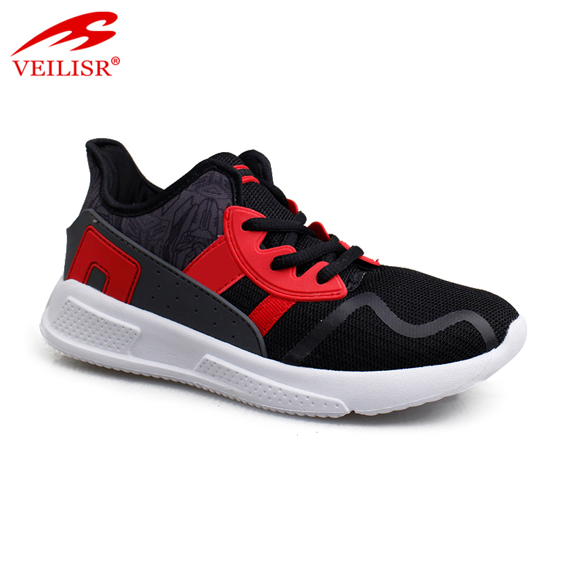 Wholesale Low Price High Quality OEM Acceptable New fabric mesh upper children fashion sneakers kids casual shoes