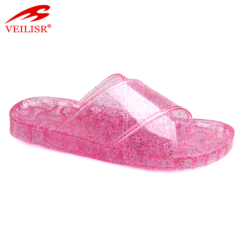 Chancletas summer ladies PVC jelly slide sandals women slippers