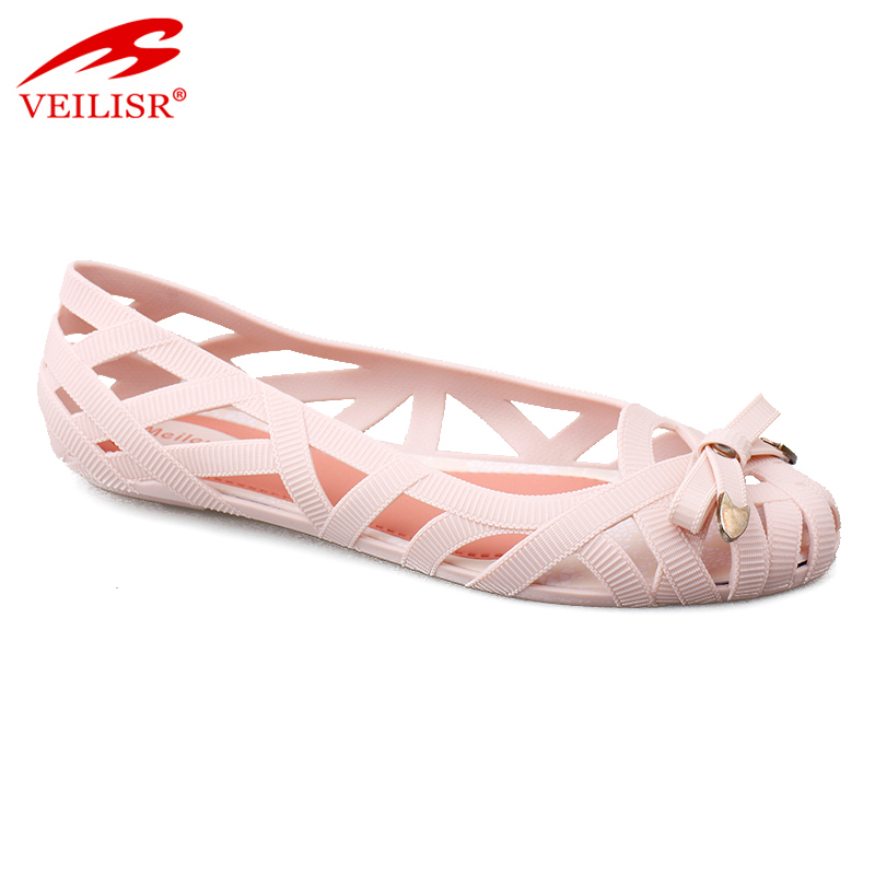 Summer ladies flat sandalias jelly PVC shoes women sandals