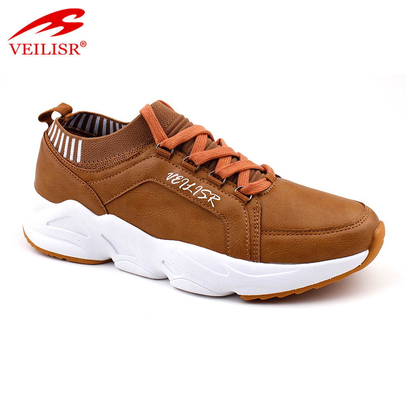 Zapatos Newest style China Factory Price custom High Quality fashion faux leather upper casual shoes men sneakers