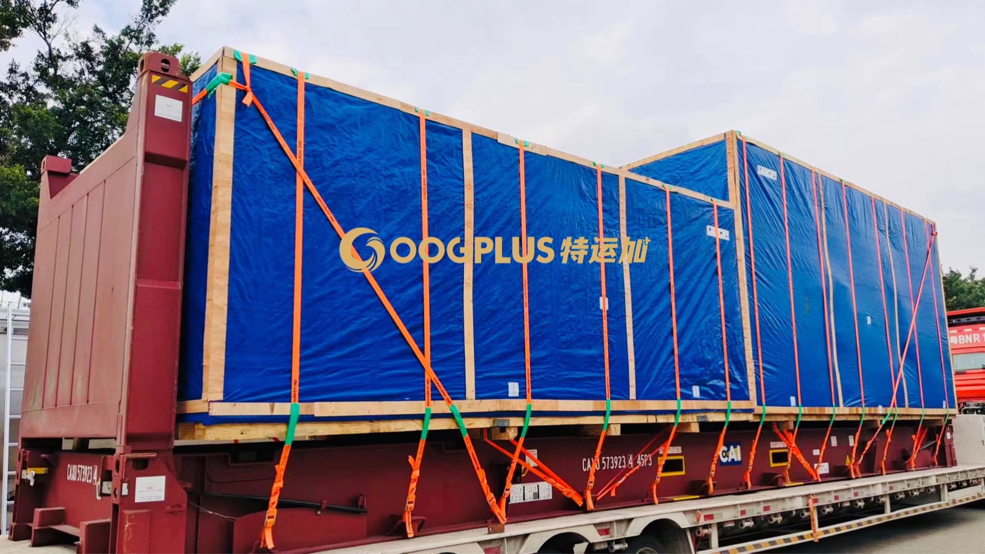 Shenzhen CHN à Alexandria EGY 7pcs 40flat rack oversize cargo forward cargo