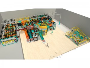 3 Ebenen Steampunk-Indoor-Spielplatz