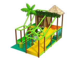 2 levels jungle theme play structure