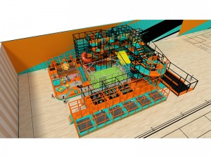 4 levels indoor playground
