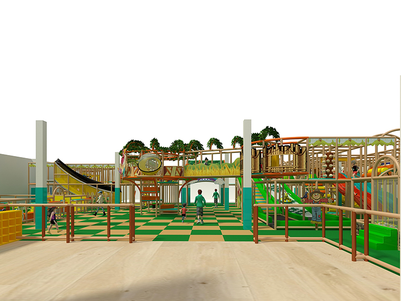 2 levels forest indoor playground