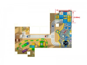 2 Levels city toddler playground