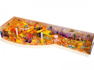 3 levels candy theme indoor play structure