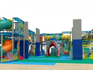 2 levels ocean theme indoor playground