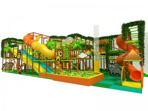 3-level na Jungle theme playground