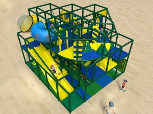 3-уровневая универсальная крытая игровая площадка