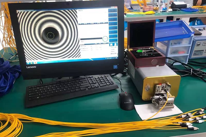 3D Fiber Connector Optical interferometer