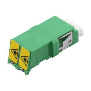 Super Purchasing for Lc Fiber Optic Adapter - Duplex Single Mode LC APC Shutter Fiber Optic Adapter without Flange – Qingying