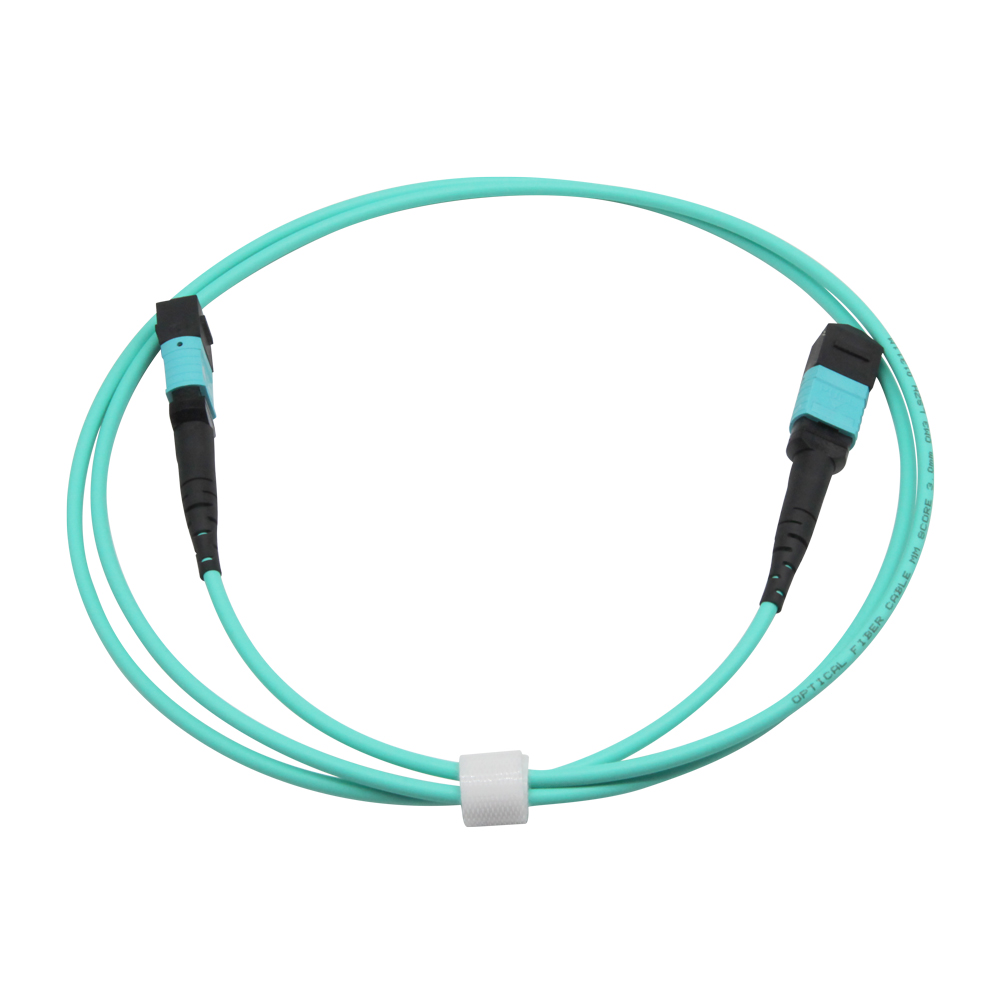 Multimode 3.0mm LSZH 8 Fibers MTP to MTP OM3 Fiber Optic MPO Elite Trunk Cable Featured Image