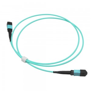 Multimode 3.0mm LSZH 8 Fibers MTP to MTP OM3 Fiber Optic MPO Elite Trunk Cable