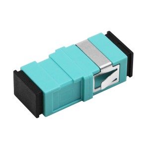 Factory source Mpo Coupler - Simplex Multimode SC OM3 Fiber Optic Adapter without Flange – Qingying